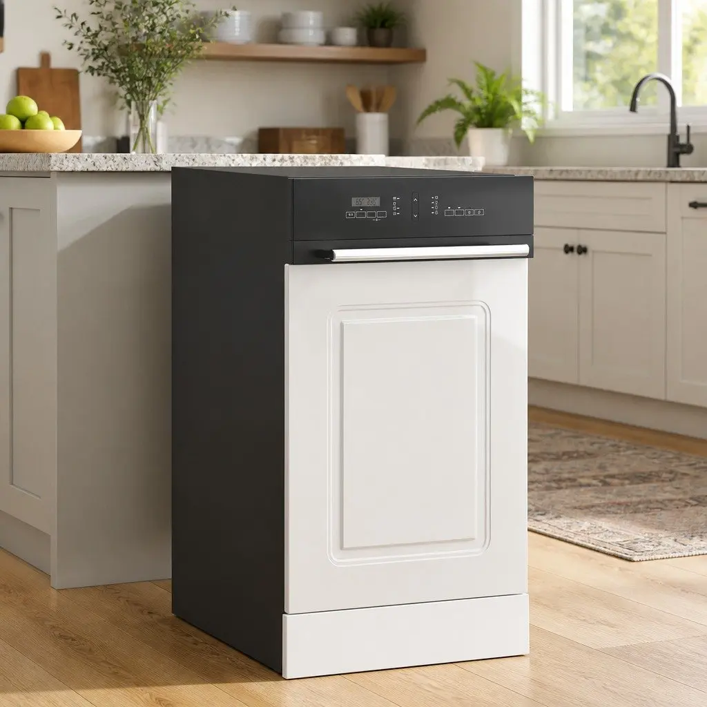 High Gloss White Dishwasher Panel for Kitchen Cabinet