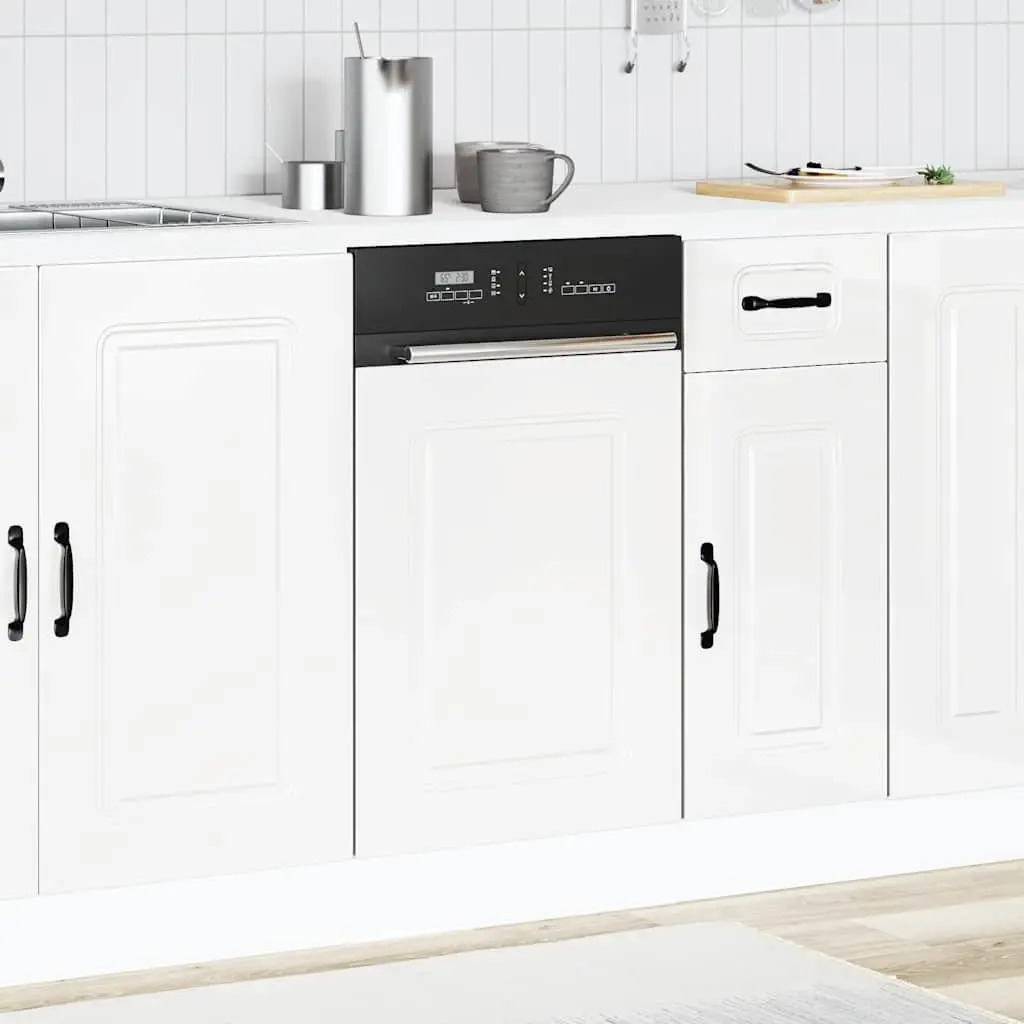 High Gloss White Dishwasher Panel for Kitchen Cabinet
