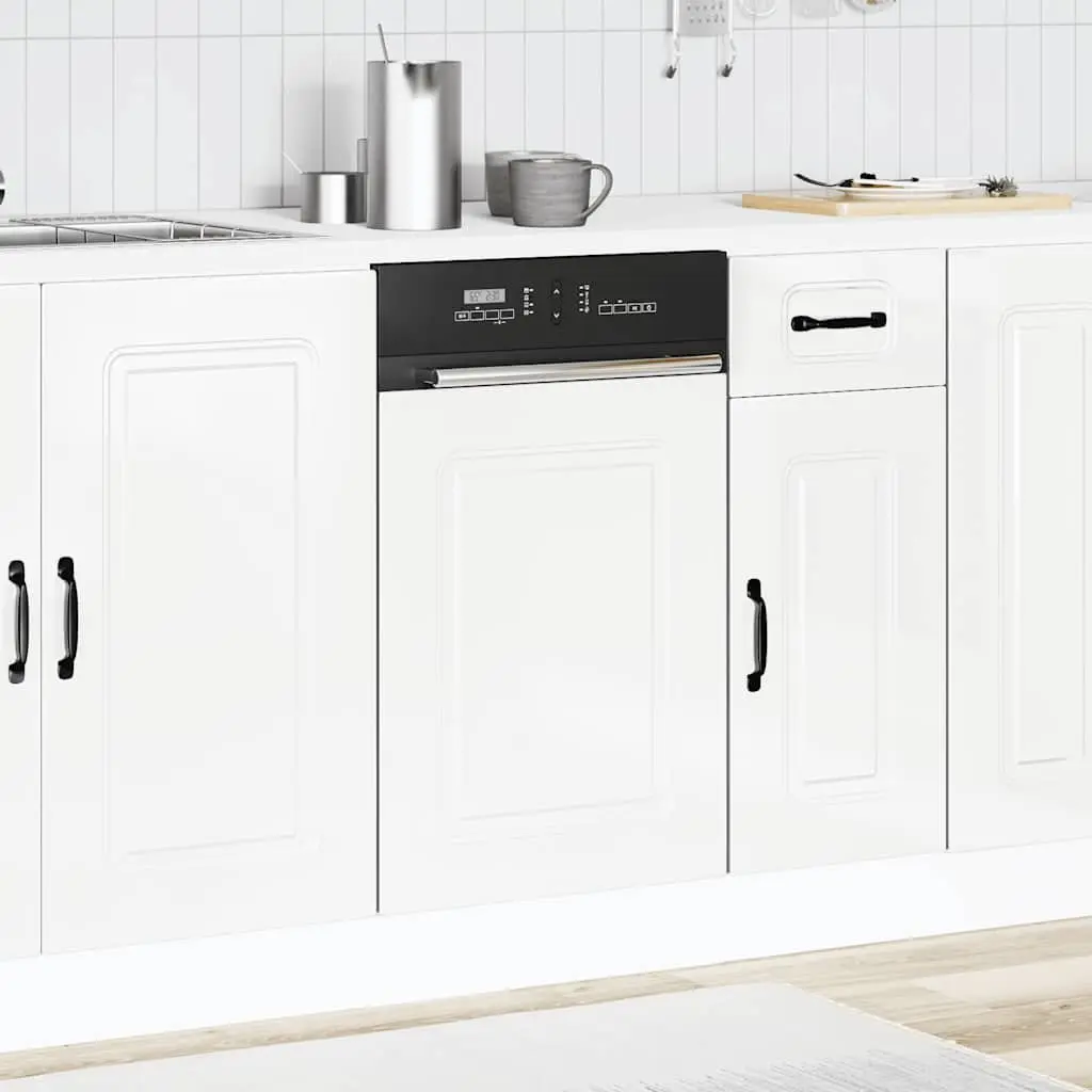 High Gloss White Dishwasher Panel for Kitchen Cabinet