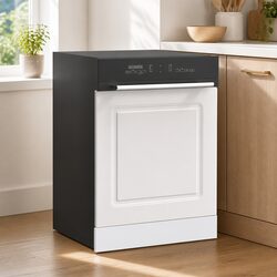 Durable White Dishwasher Front Panel 60x1.5x57 cm