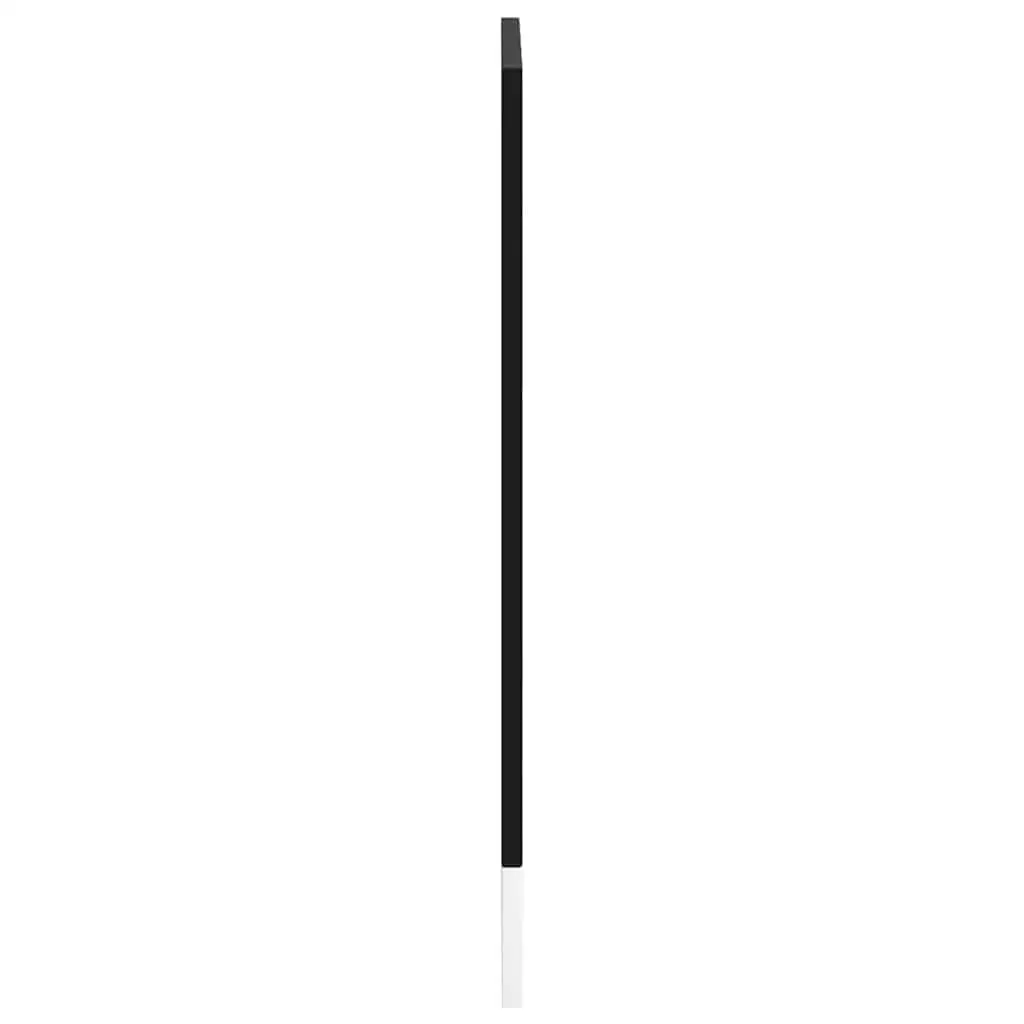Dishwasher Panel Engineered Wood 60x1.5x57cm Black