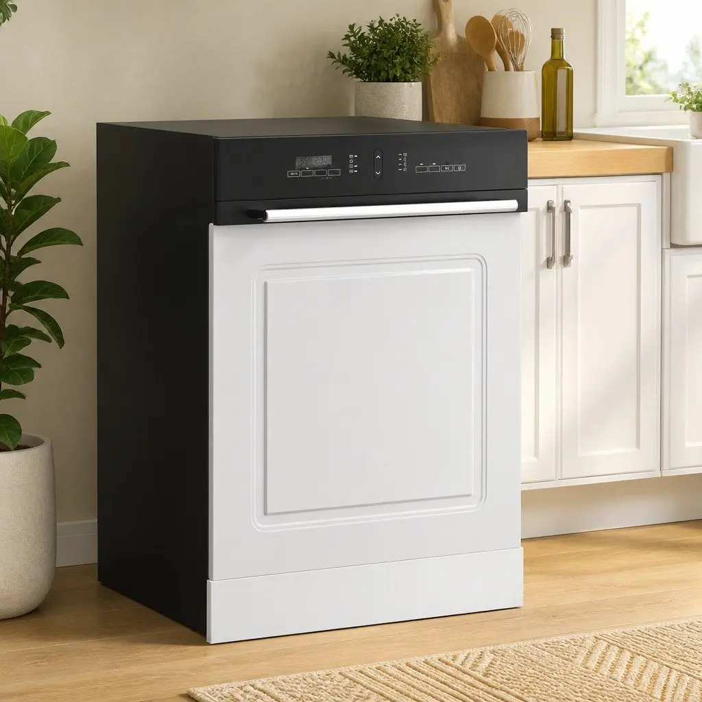 High Gloss White Dishwasher Panel for Kitchen Cabinets
