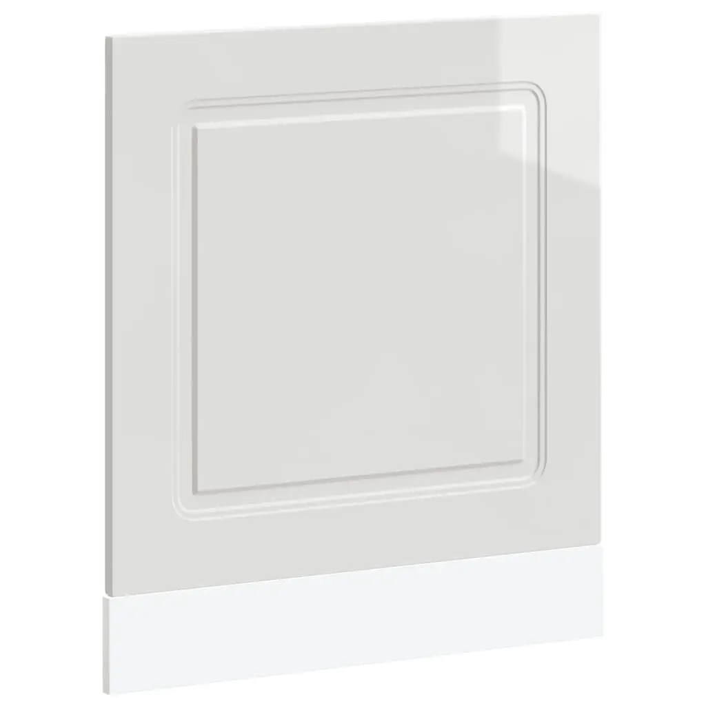 High Gloss White Dishwasher Panel for Kitchen Cabinets