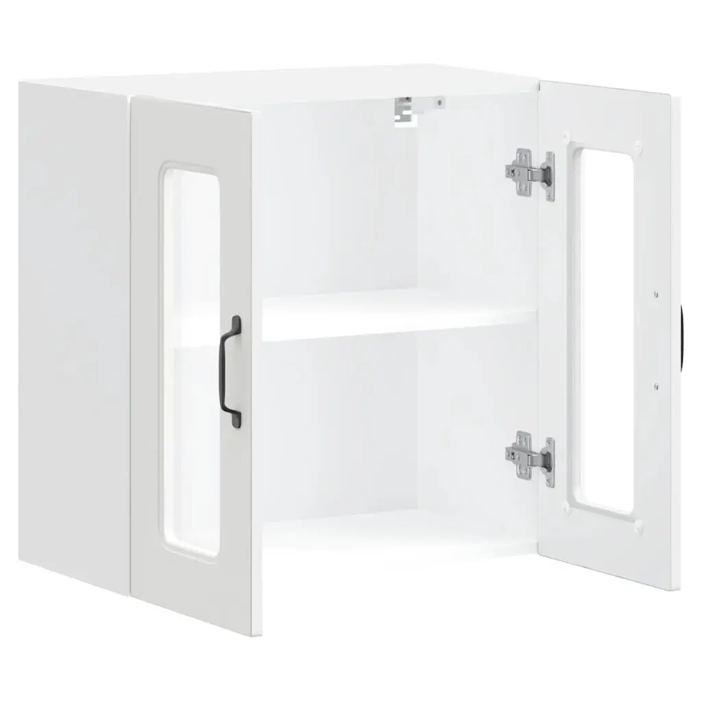 Wall-Mounted Kitchen Cabinet with Glass Door