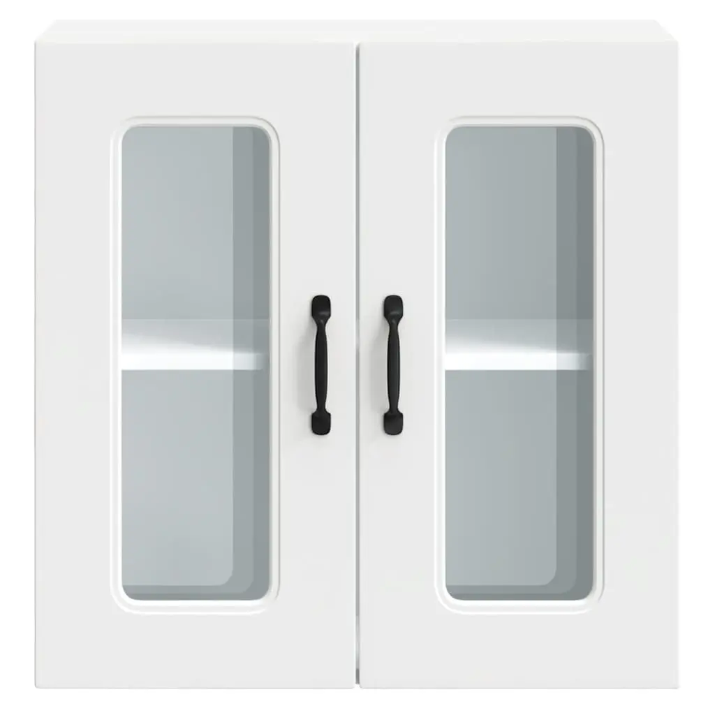 Wall-Mounted Kitchen Cabinet with Glass Door