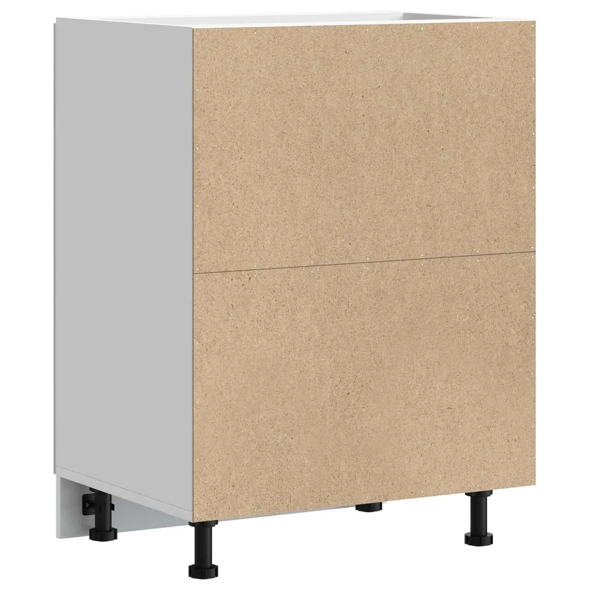High Gloss White Engineered Wood Sink Base Cabinet