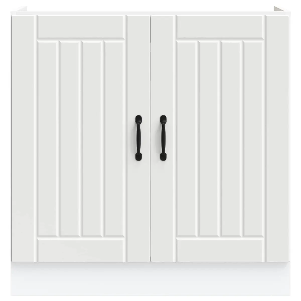 Engineered Wood White Kitchen Sink Base Cabinet