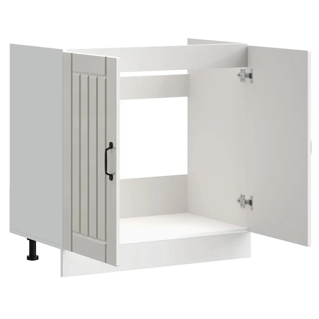 Sink Base Cabinet Engineered Wood White