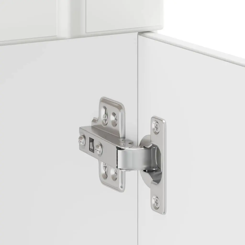 White Engineered Wood Kitchen Base Cabinet