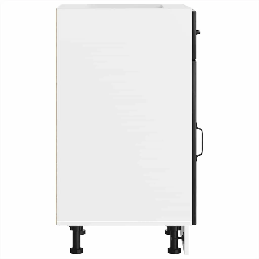 Black Engineered Wood Kitchen Base Cabinet