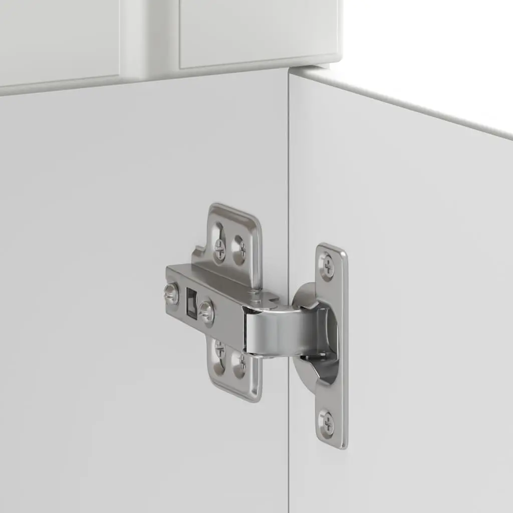 White Engineered Wood Kitchen Base Cabinet