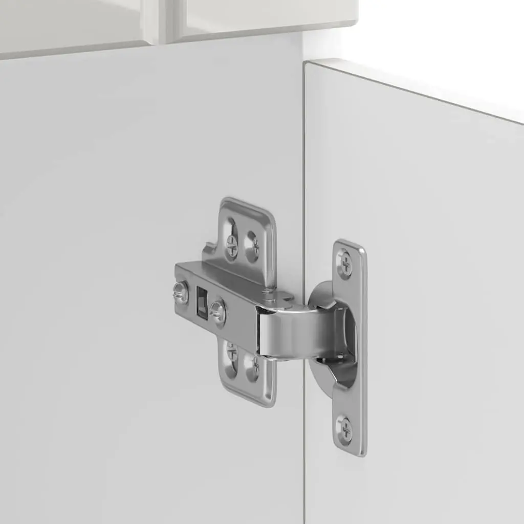 High Gloss White Engineered Wood Kitchen Base Cabinet
