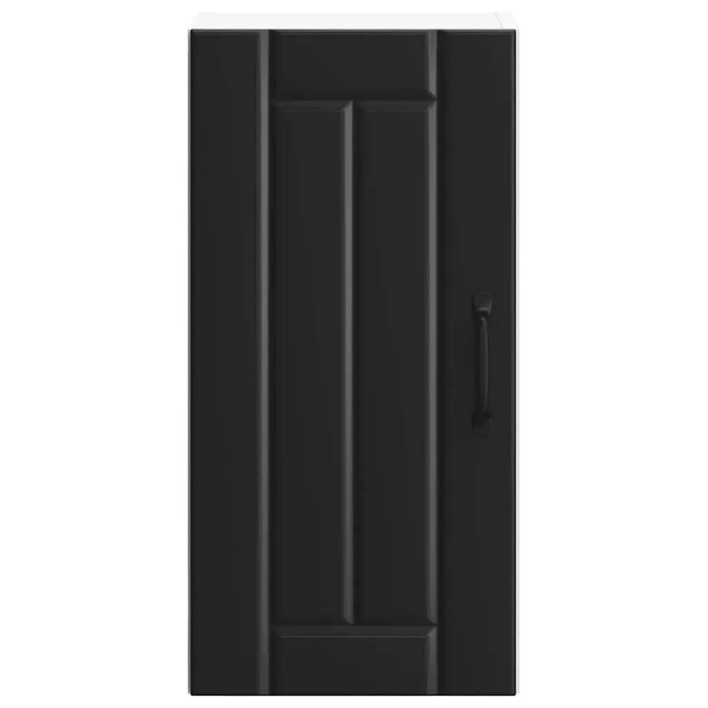 Black Engineered Wood Kitchen Wall Cabinet