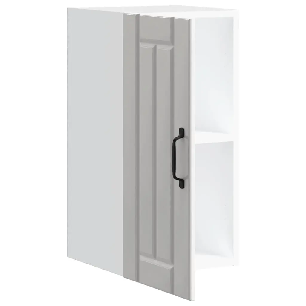 High Gloss White Engineered Wood Wall Cabinet