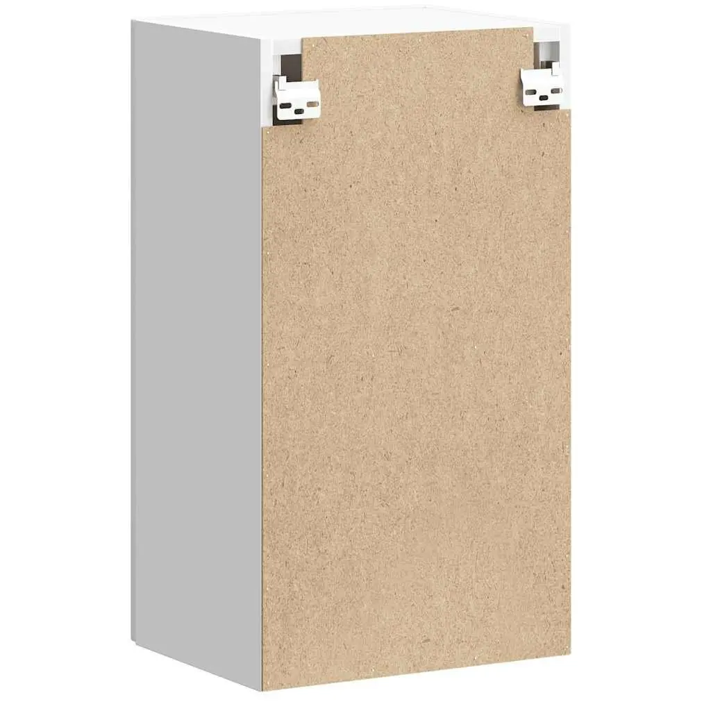 High Gloss White Engineered Wood Wall Cabinet