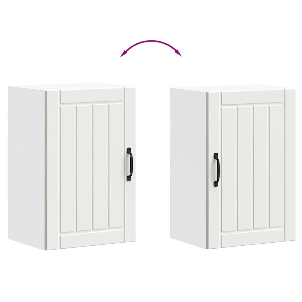White Engineered Wood Kitchen Wall Cabinet