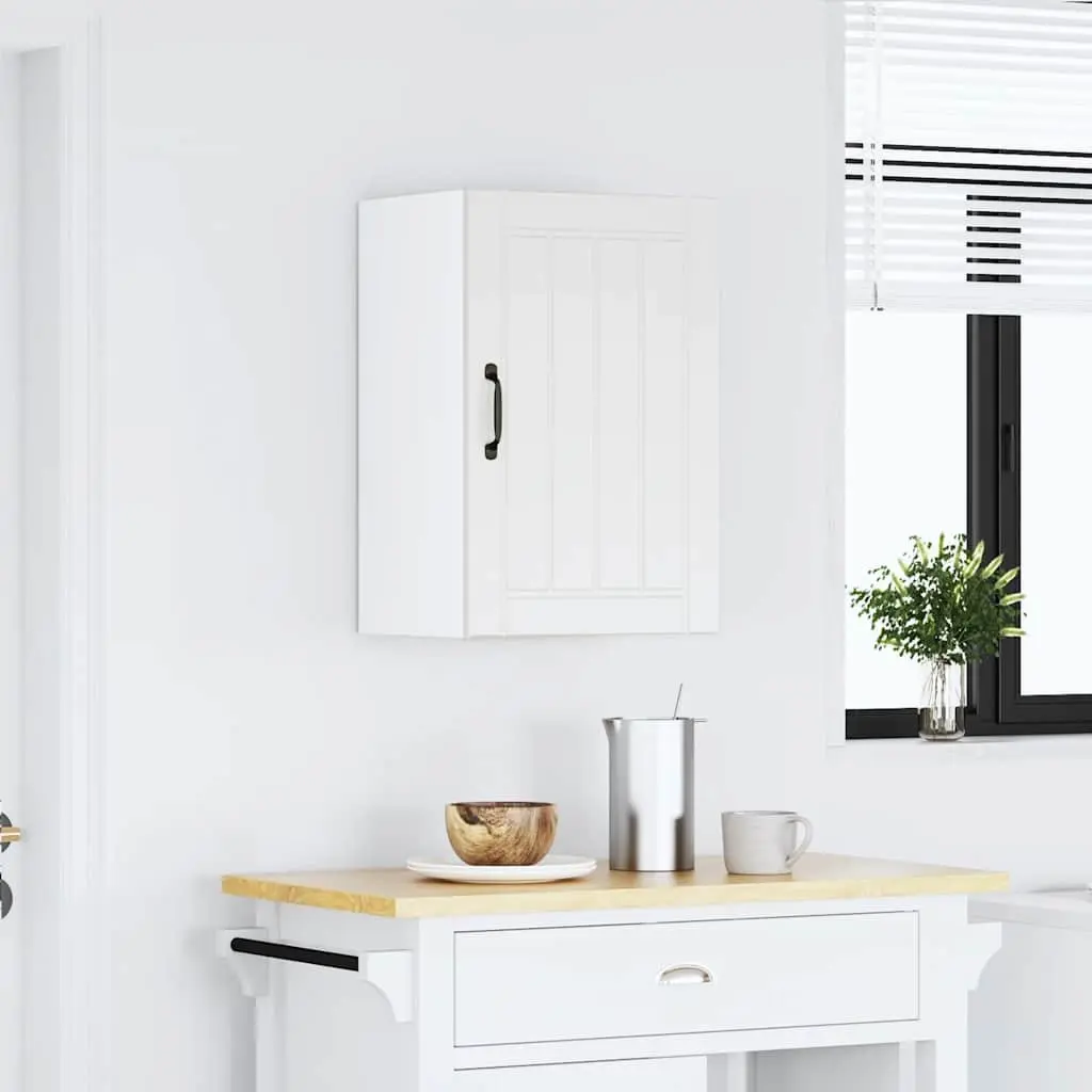 White Engineered Wood Kitchen Wall Cabinet