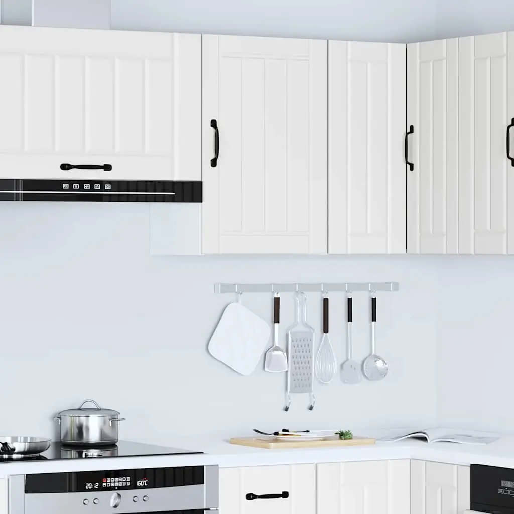 White Engineered Wood Kitchen Wall Cabinet