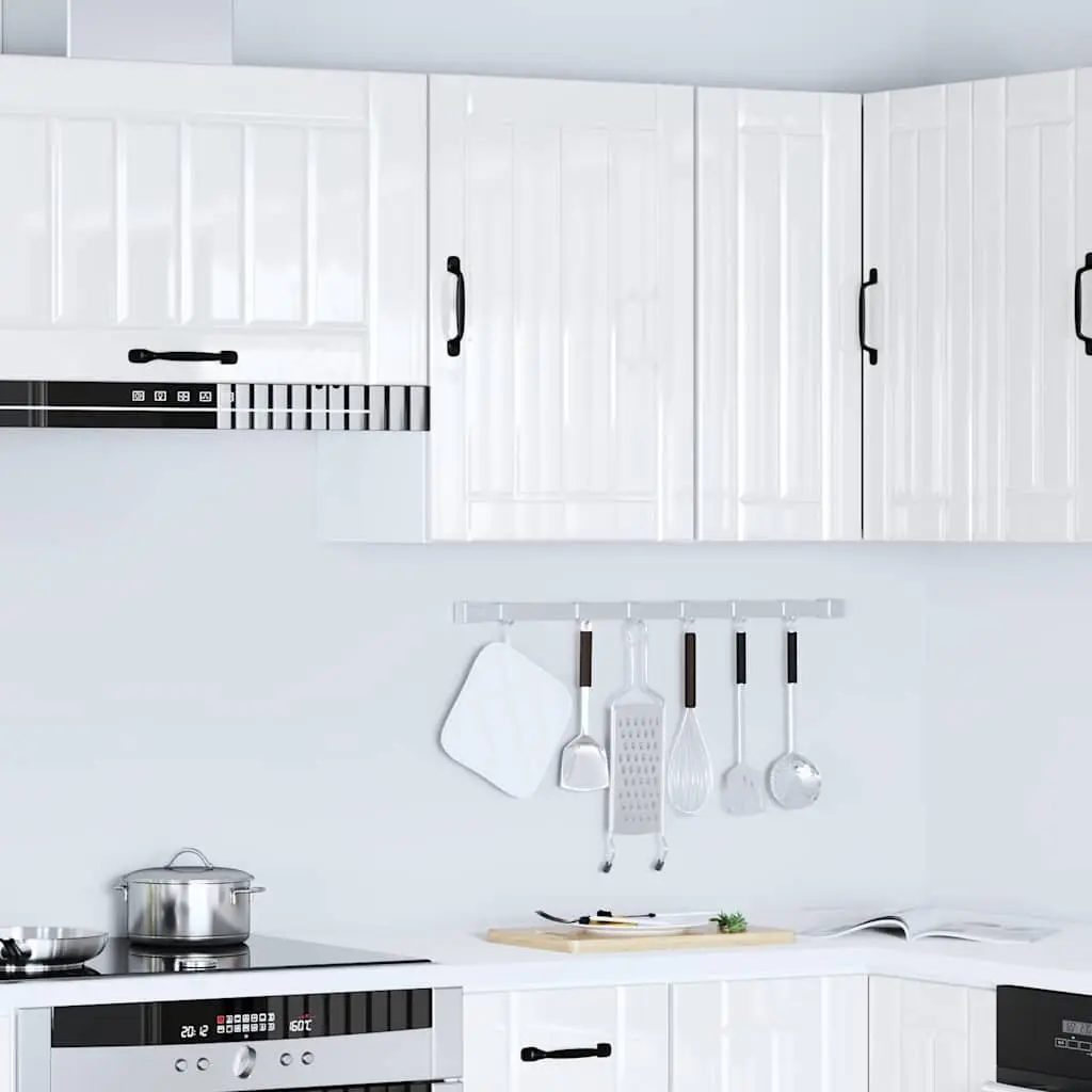 White Engineered Wood Kitchen Wall Cabinet