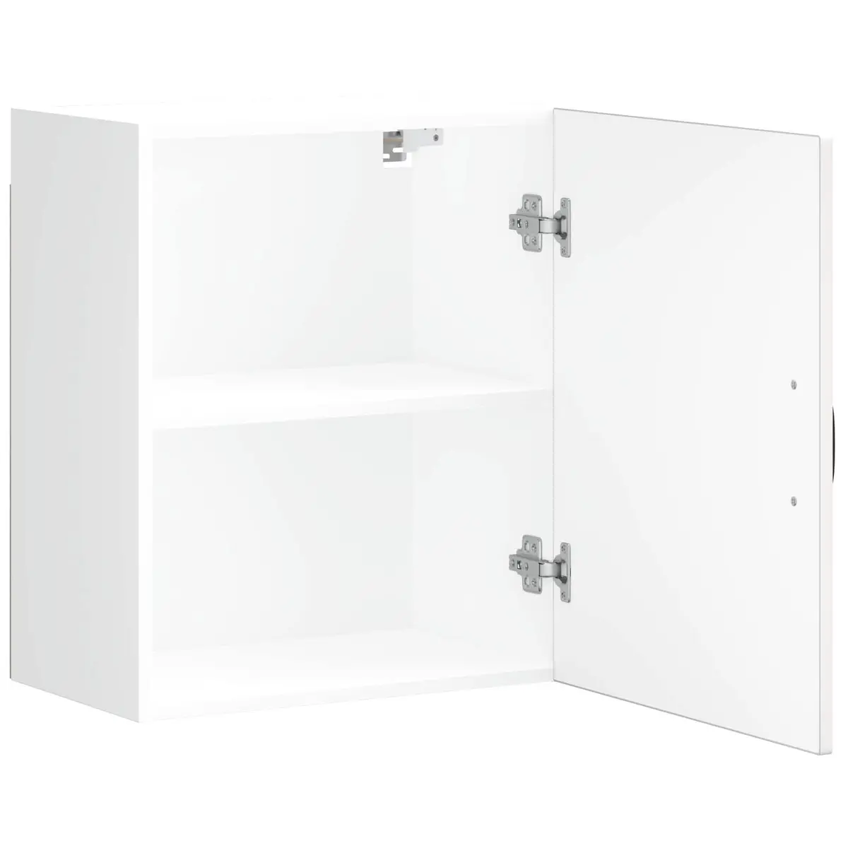 Kitchen Wall Cabinets Engineered Wood 2 pcs White Storage Cupboards