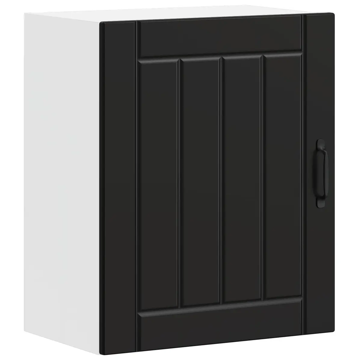 Black Engineered Wood Kitchen Wall Cabinet