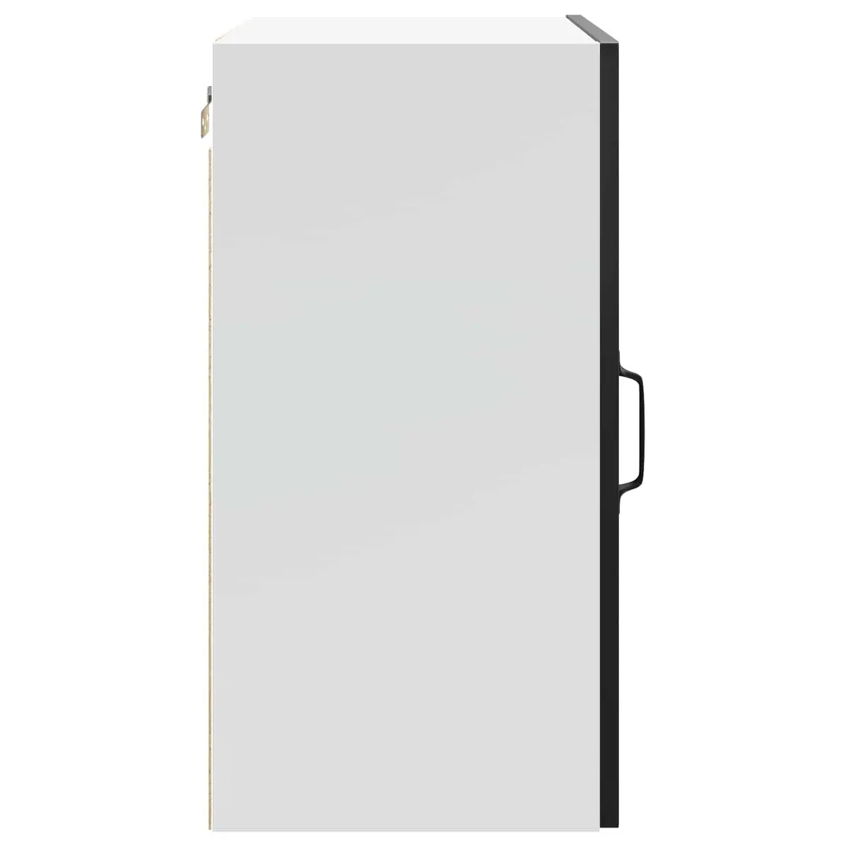 Black Engineered Wood Kitchen Wall Cabinet