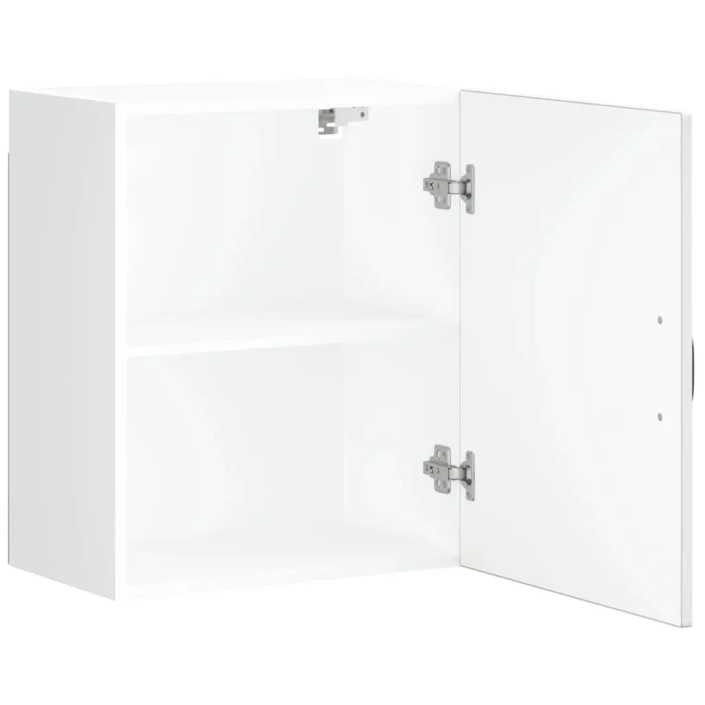 High Gloss White Engineered Wood Kitchen Wall Cabinet