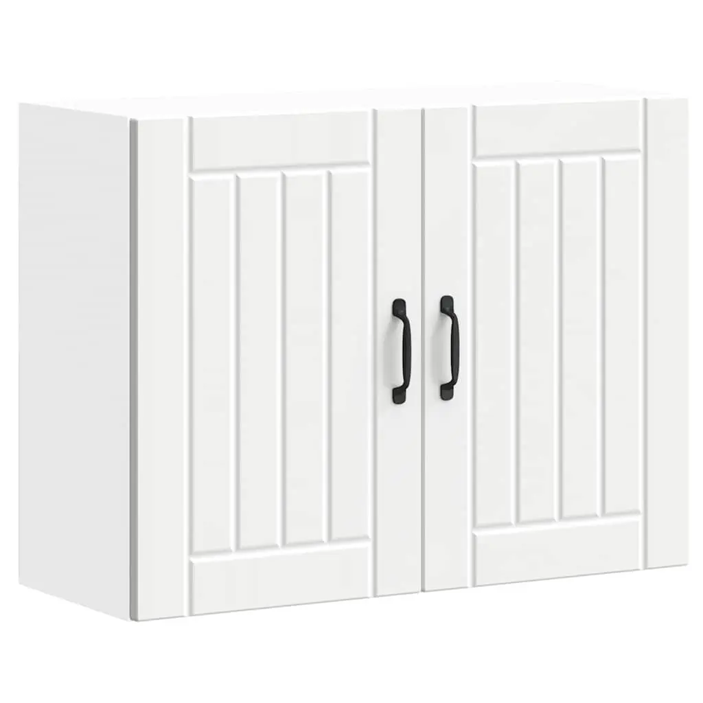White Engineered Wood Kitchen Wall Cabinet