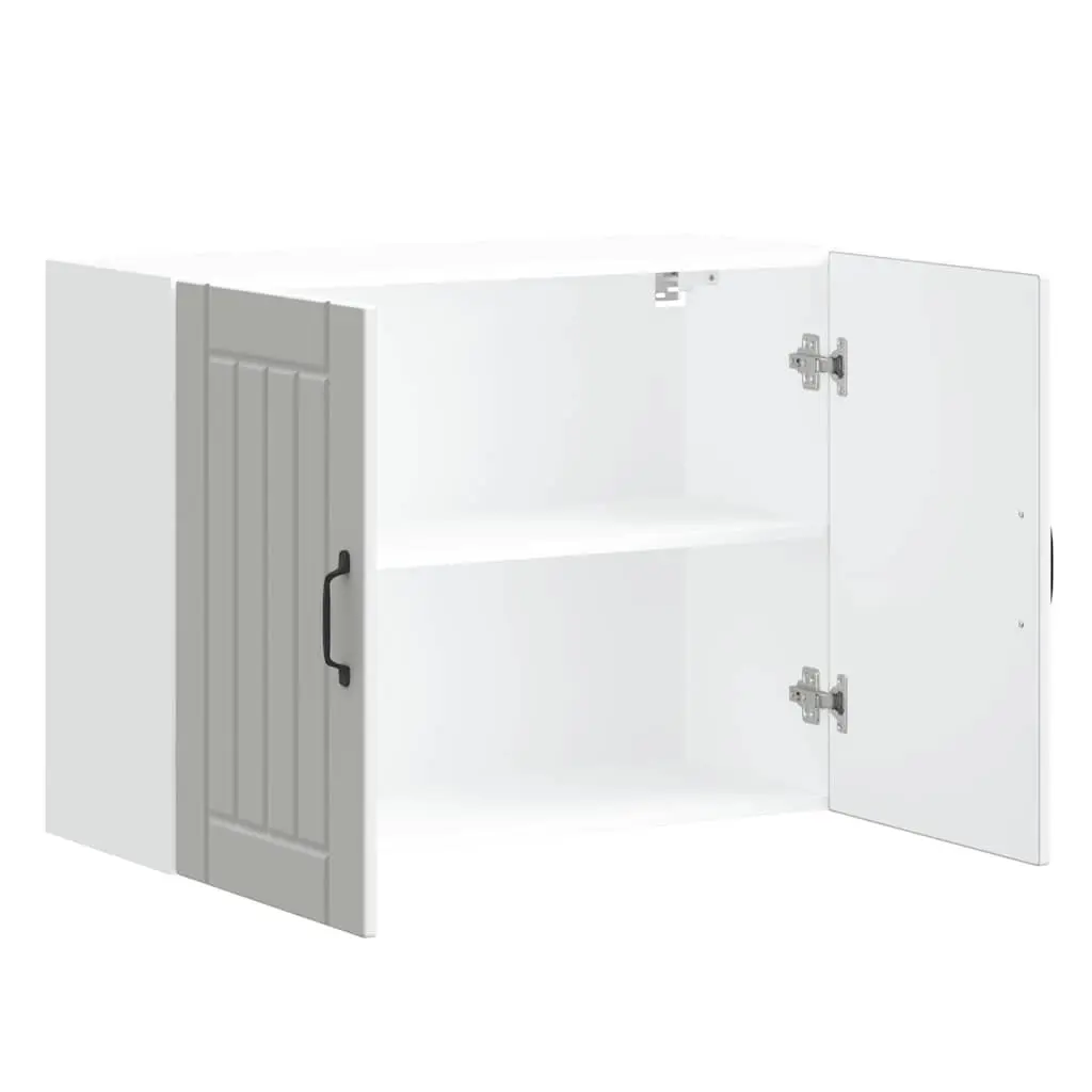 White Engineered Wood Kitchen Wall Cabinet