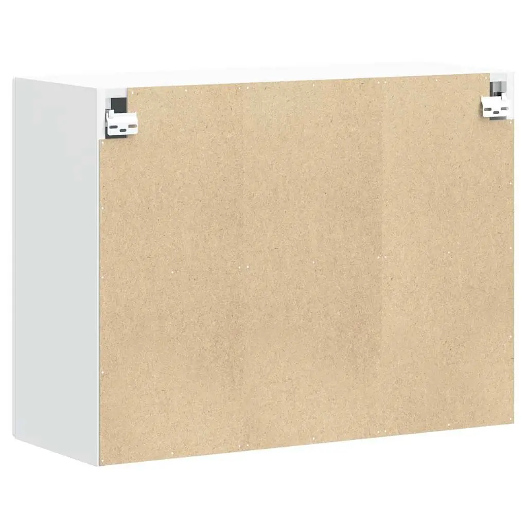 White Engineered Wood Kitchen Wall Cabinet