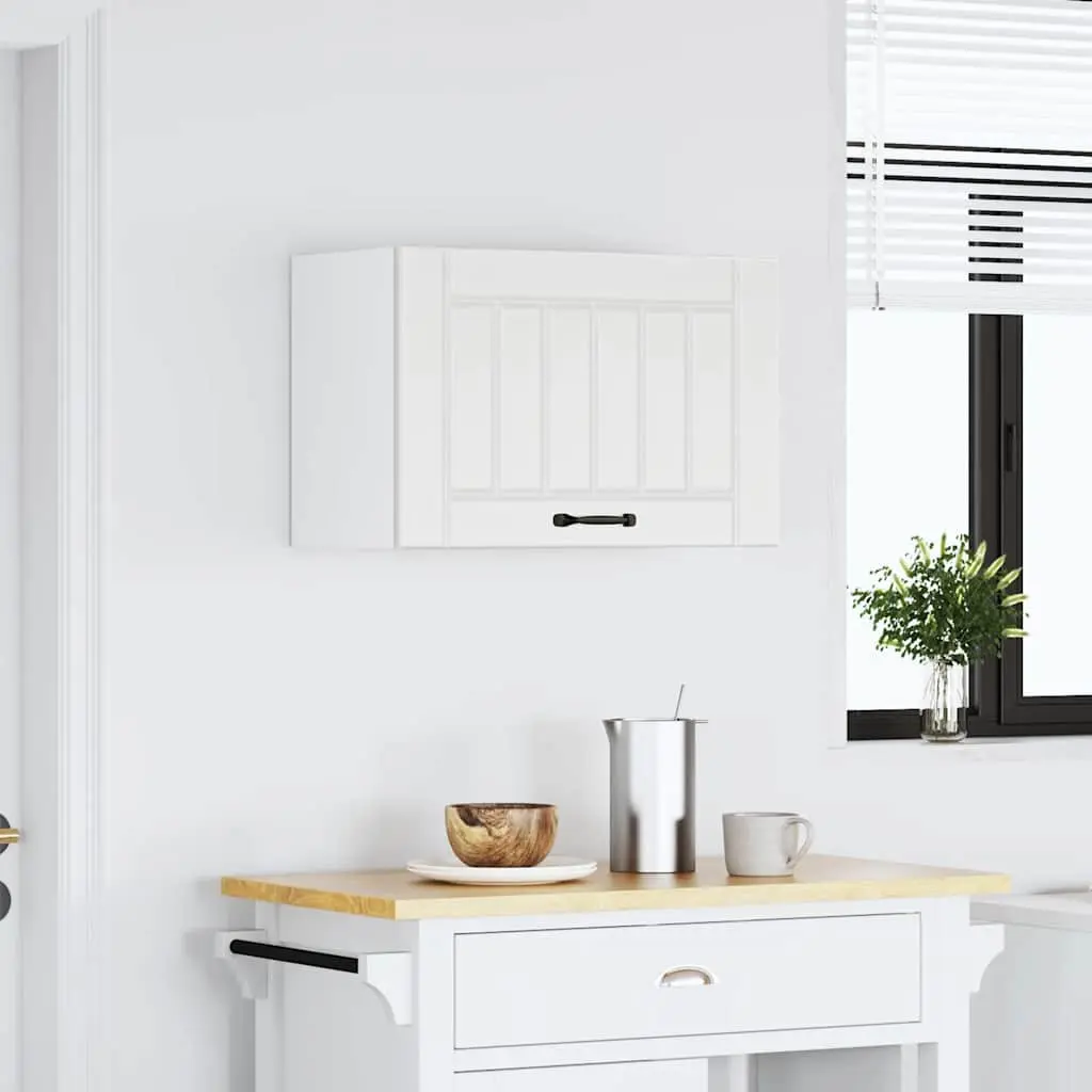 White Engineered Wood Kitchen Wall Cabinet