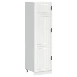 Durable White Kitchen Storage Cabinet with Adjustable Feet