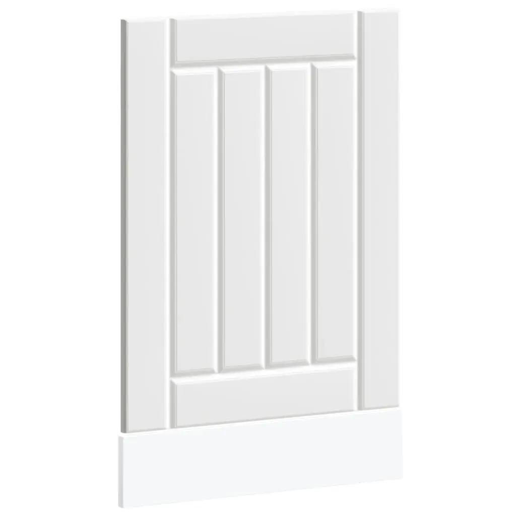 Engineered Wood Dishwasher Panel in White for Kitchen Protection