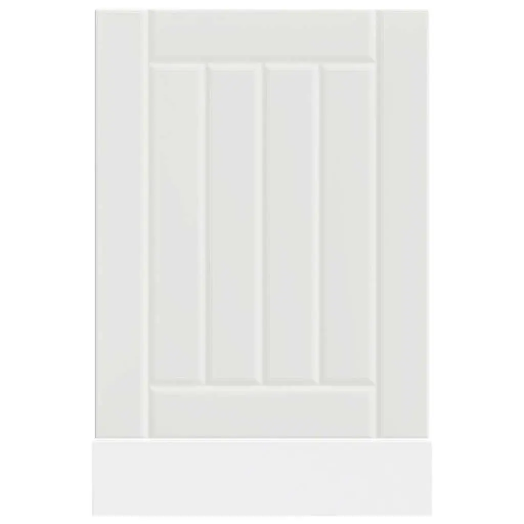 Engineered Wood Dishwasher Panel in White for Kitchen Protection