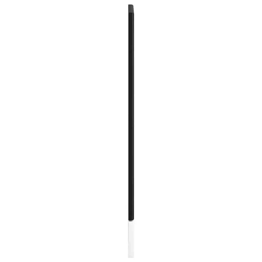 Black Engineered Wood Dishwasher Front Panel