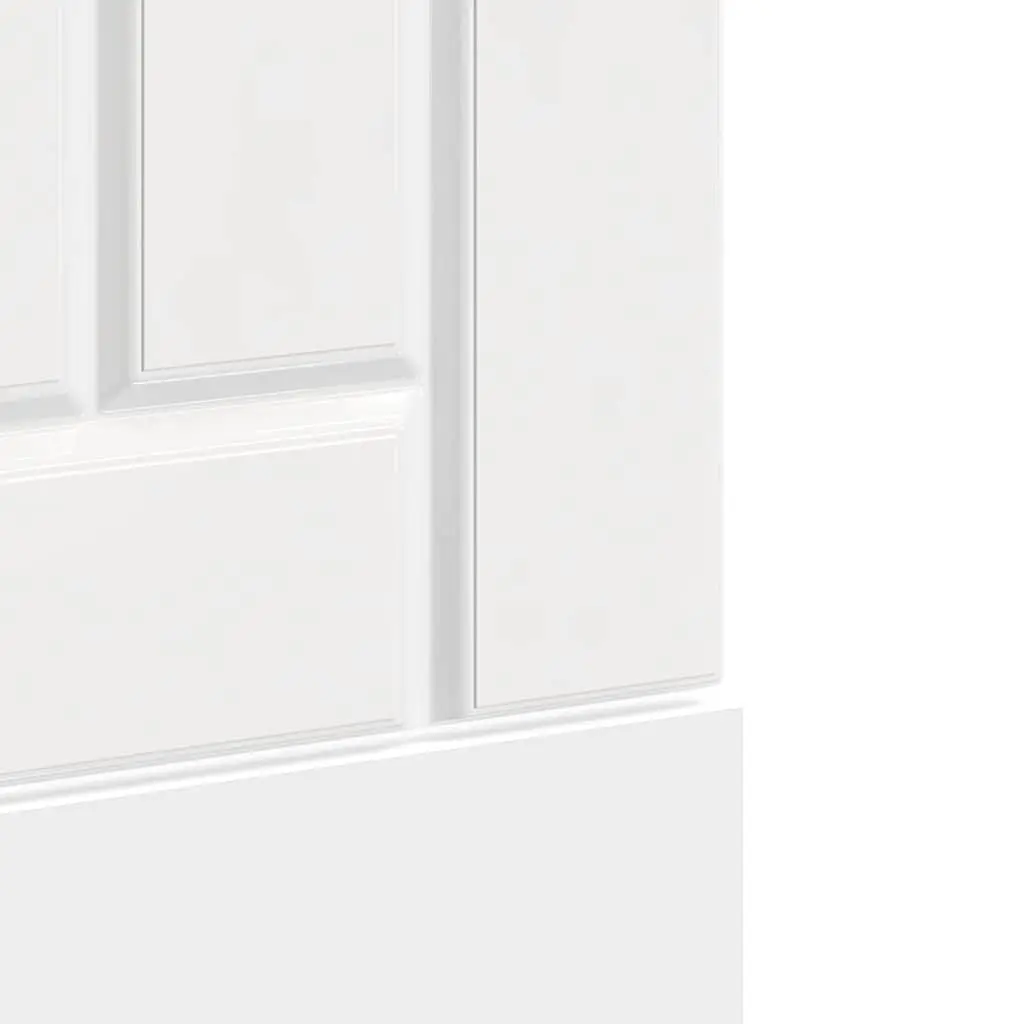 High Gloss White Engineered Wood Dishwasher Front Panel