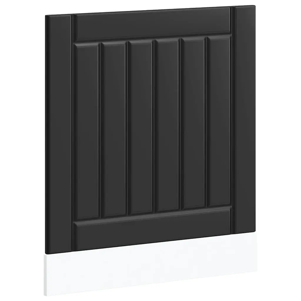 Engineered Wood Black Dishwasher Panel for Kitchen