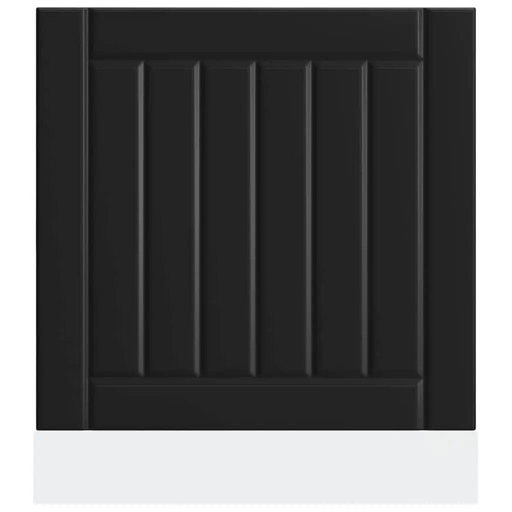 Engineered Wood Black Dishwasher Panel for Kitchen
