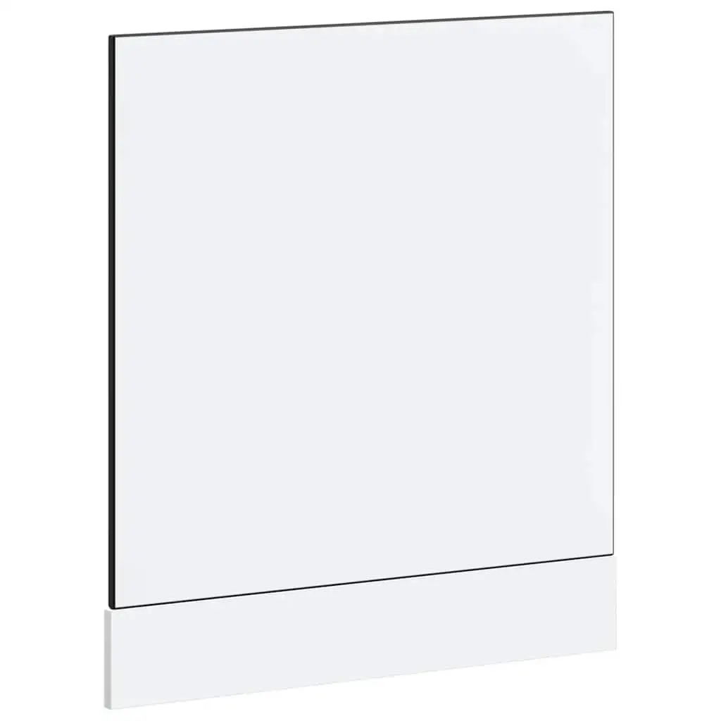 Engineered Wood Black Dishwasher Panel for Kitchen