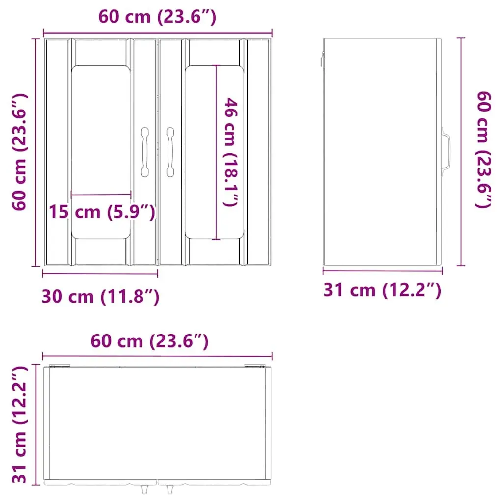 Kitchen Cabinet Engineered Wood Wall-Mounted White Glass Door