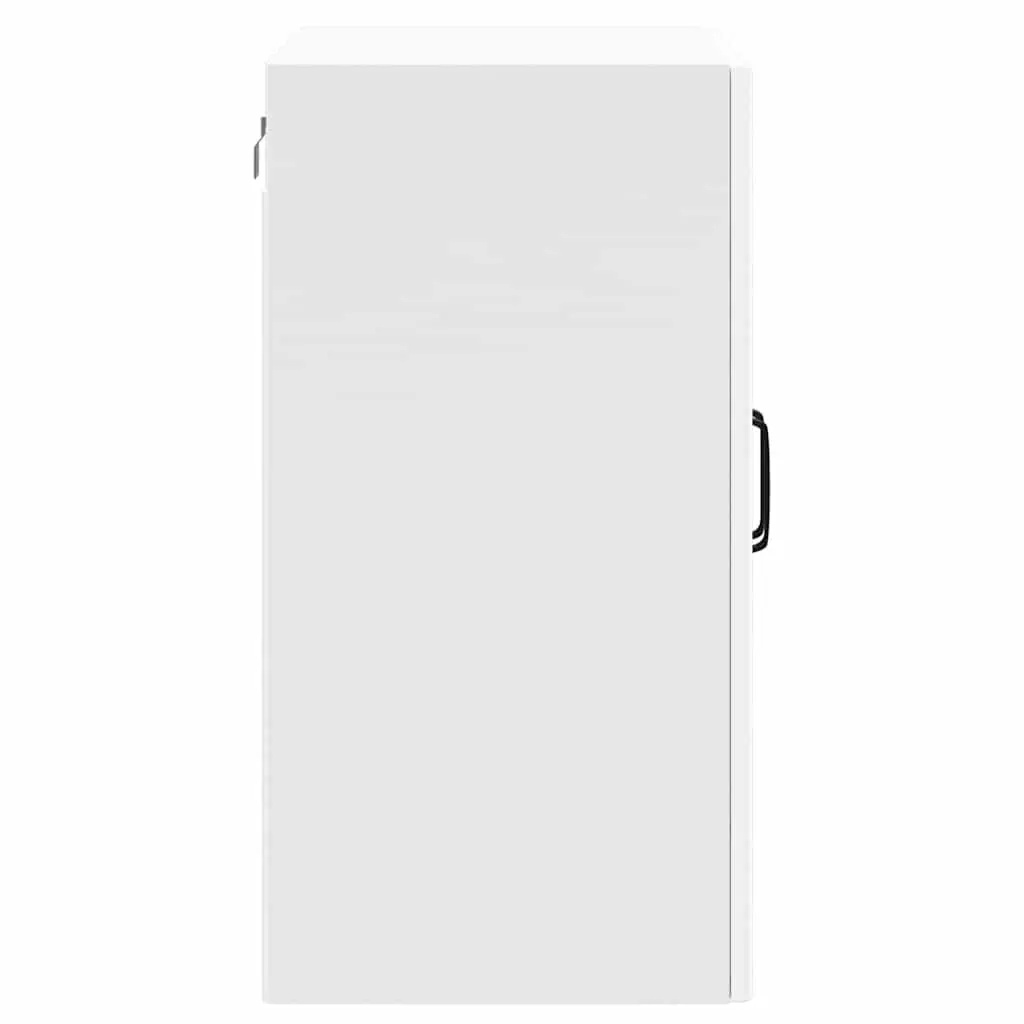 Kitchen Cabinet Engineered Wood Wall-Mounted White Glass Door
