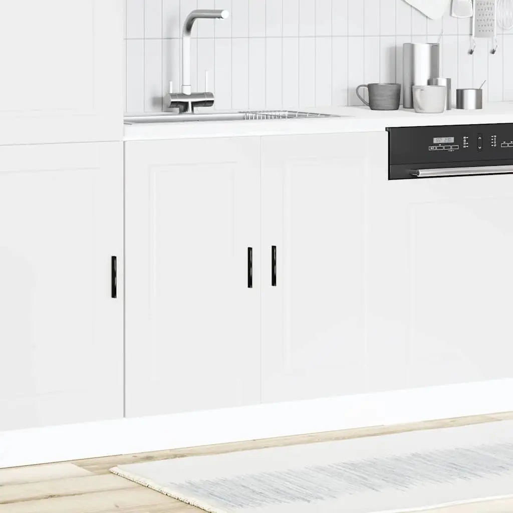 White Sink Base Cabinet for Kitchen Storage