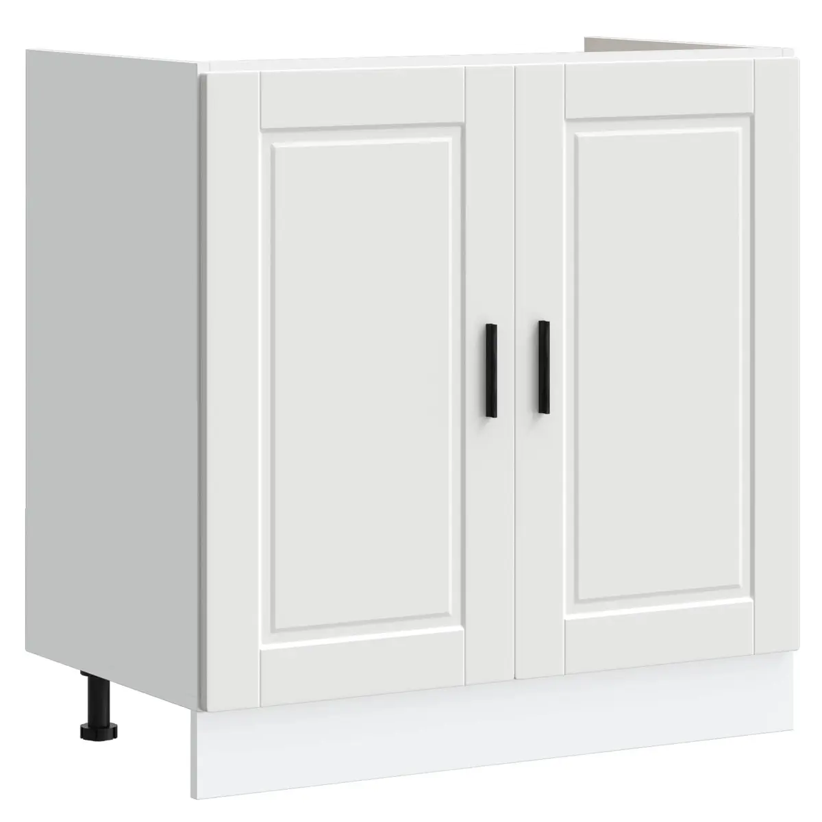 White Sink Base Cabinet for Kitchen Storage