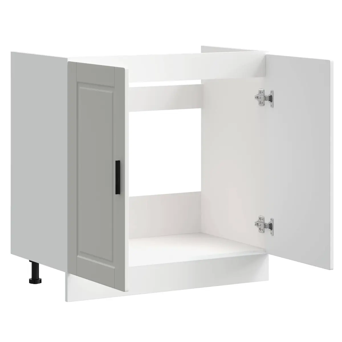 White Sink Base Cabinet for Kitchen Storage