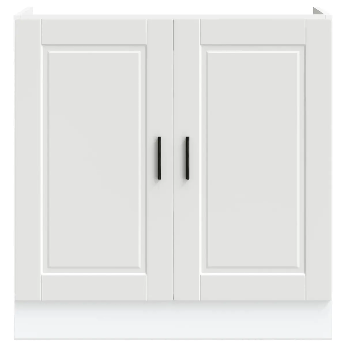 White Sink Base Cabinet for Kitchen Storage