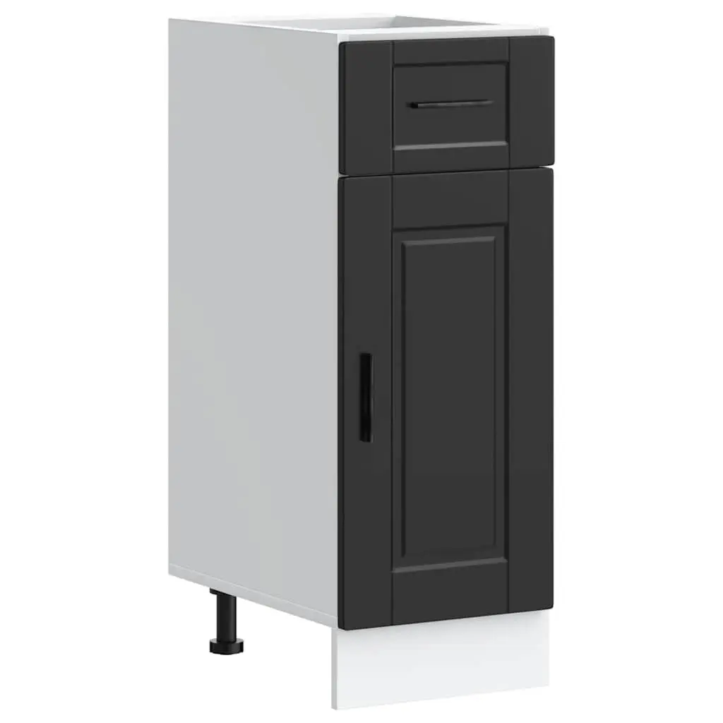 Black Engineered Wood Kitchen Base Cabinet