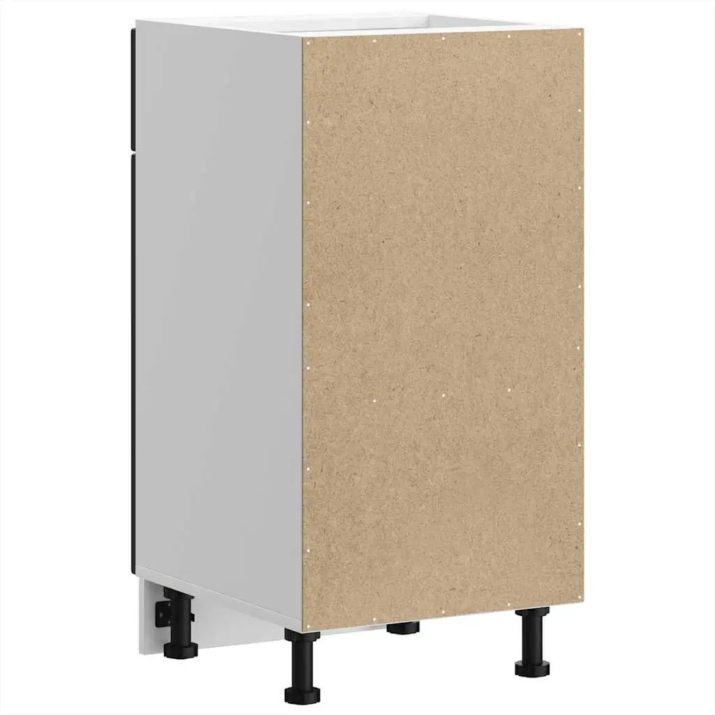 Black Engineered Wood Kitchen Base Cabinet