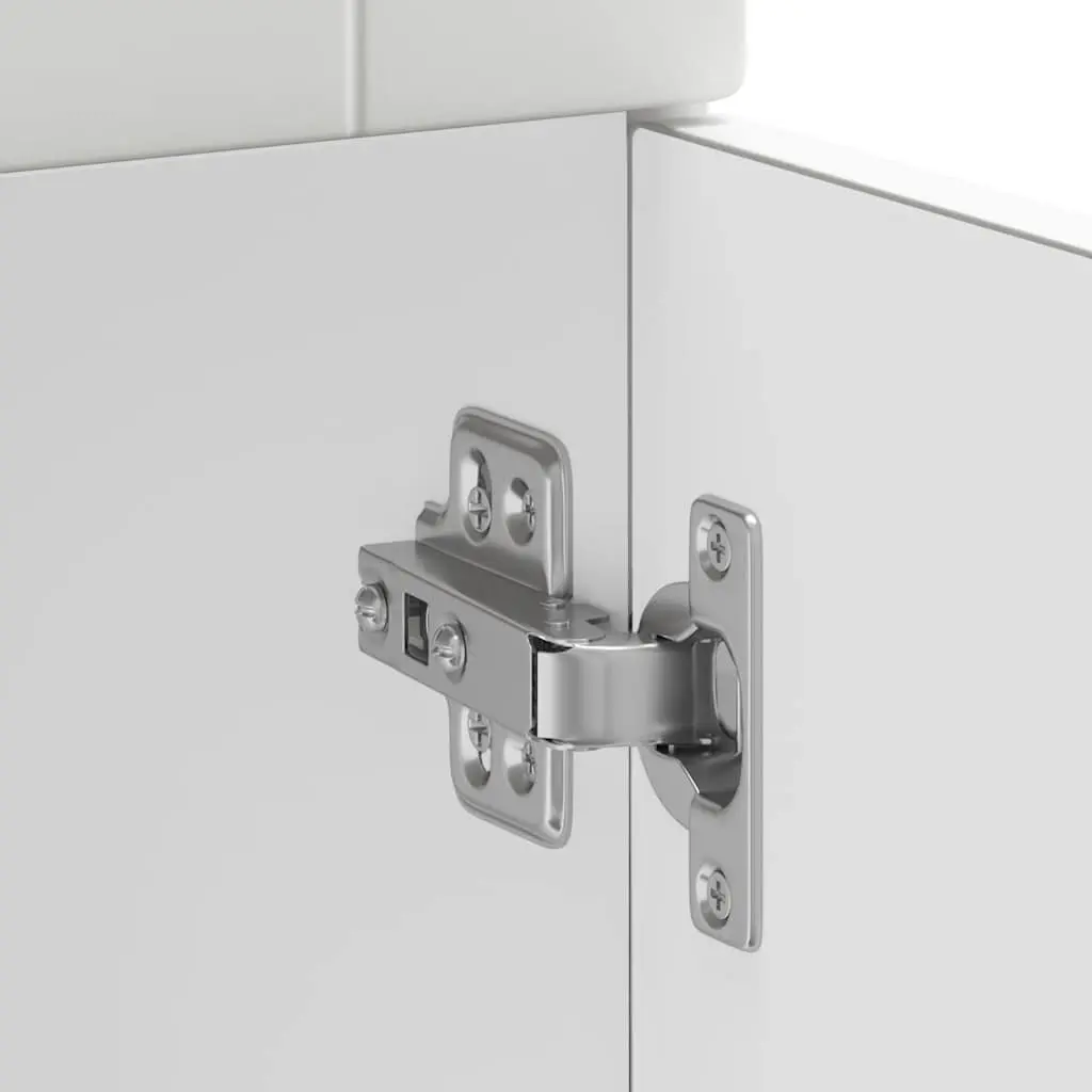 White Engineered Wood Kitchen Base Cabinet