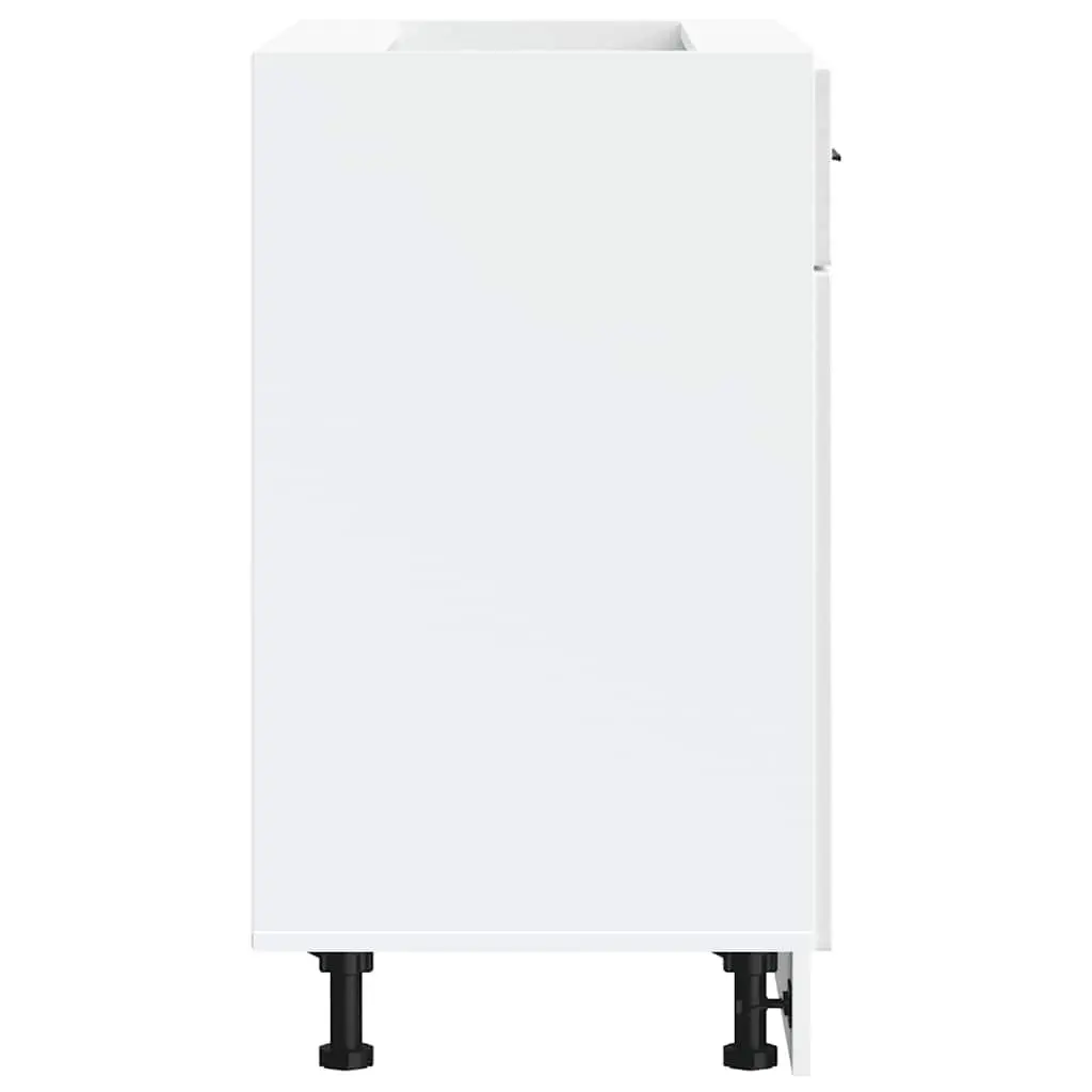 High Gloss White Kitchen Base Cabinet for Ample Storage