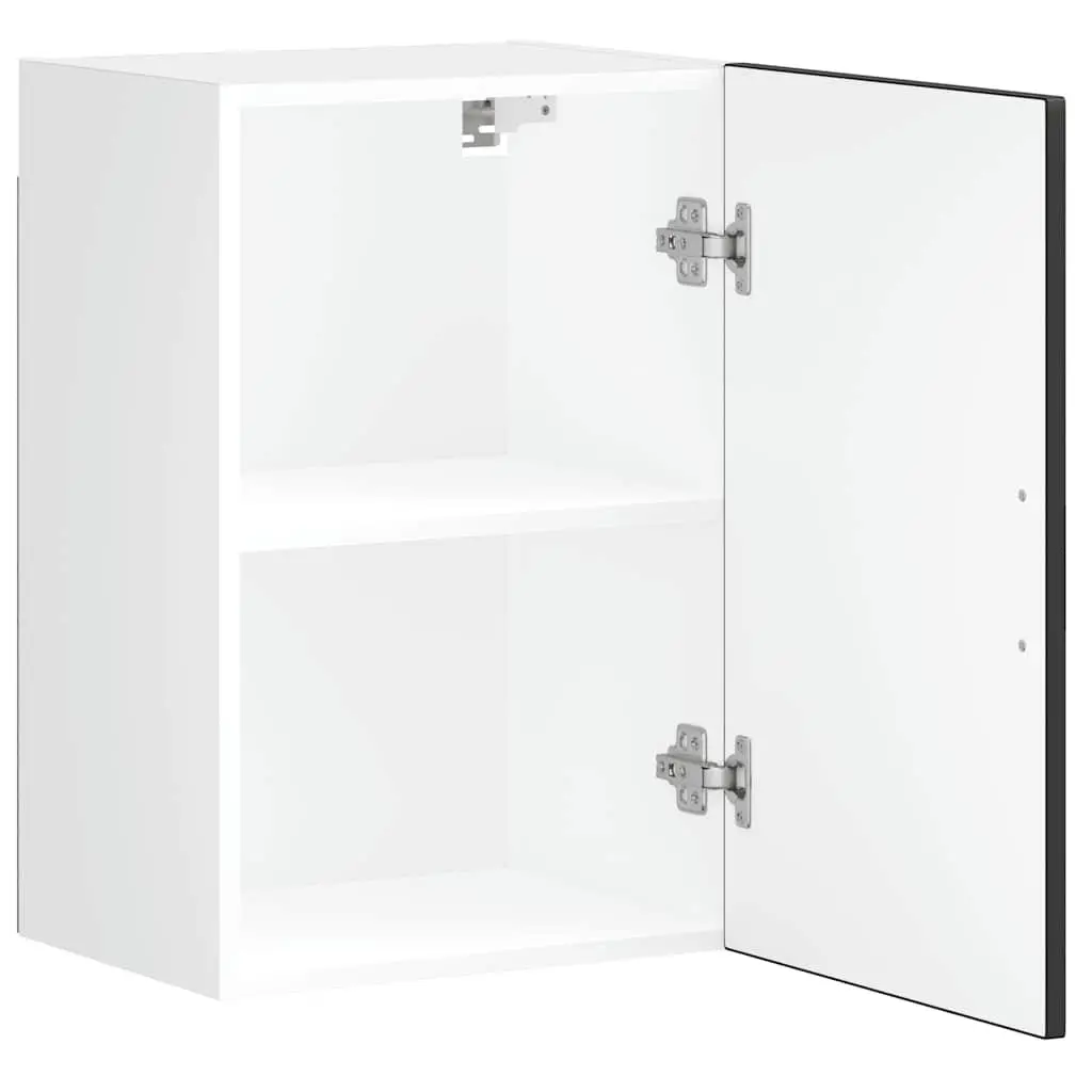 Black Engineered Wood Kitchen Wall Cabinet